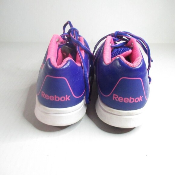Reebok Womens Easytone Sneakers Shoes Purple 107342939 Walking Geometric Mesh 5M - Picture 4 of 7